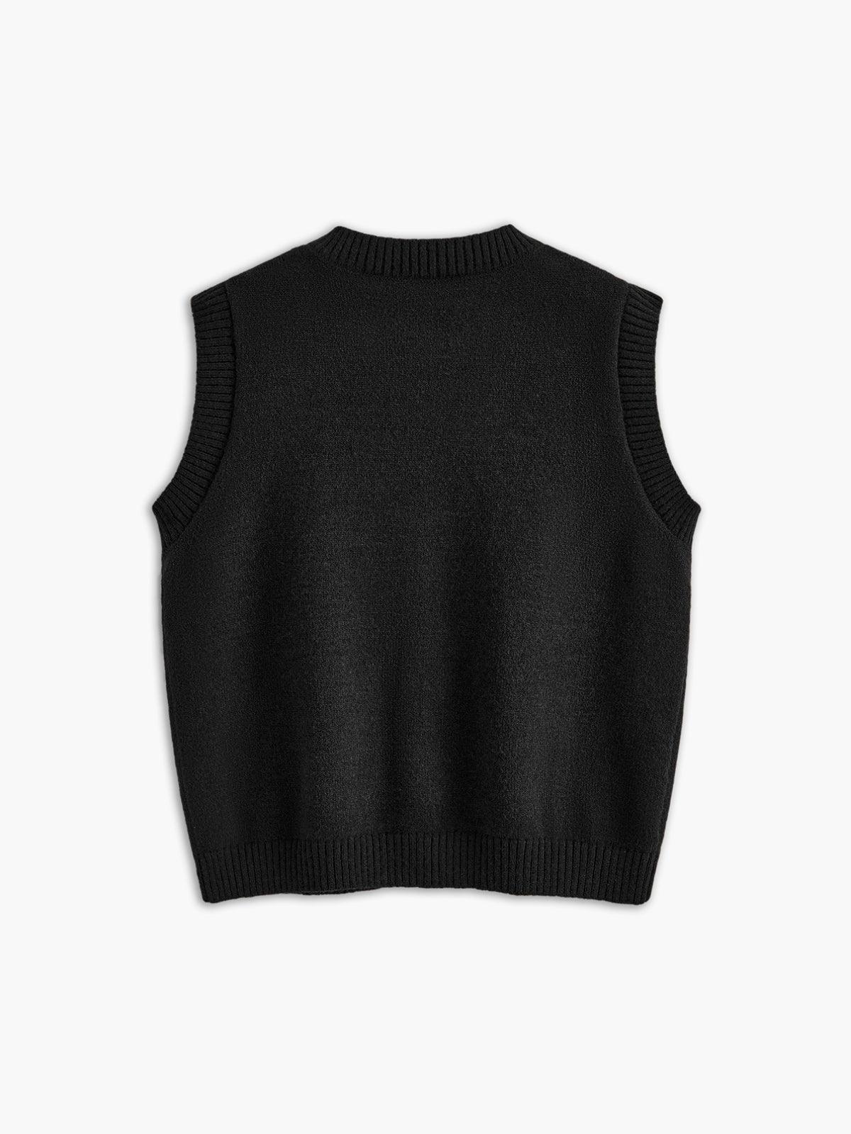 Chaleco Punto Botones Casual