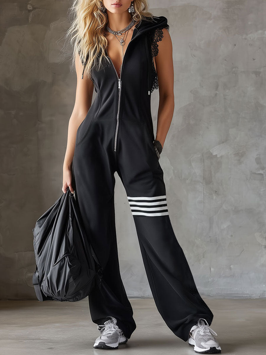 Mono Deportivo Retro Capucha