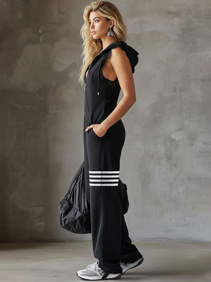 Mono Deportivo Retro Capucha