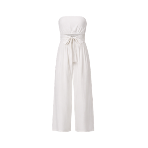 Mono Halter Escote V Blanco