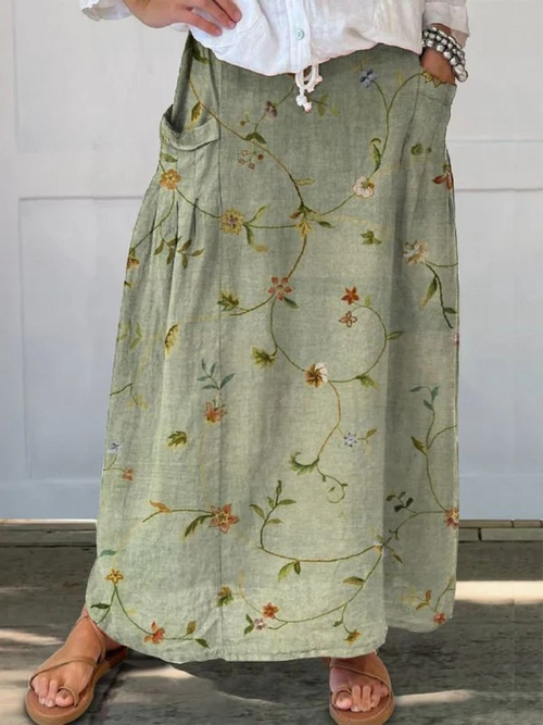 Falda Estampada Ligera