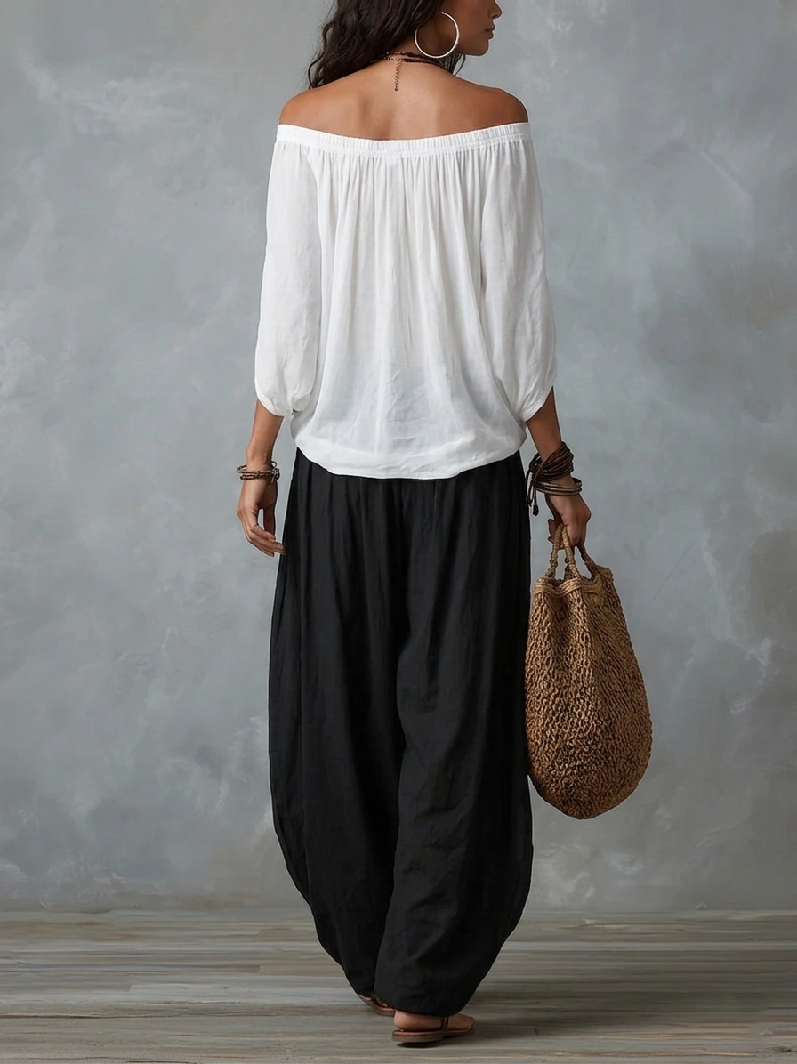 Isabella | Conjunto Bohemio Fluido Linterna