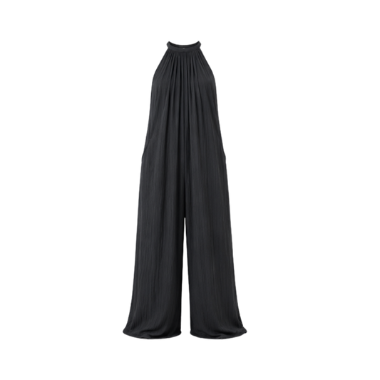 Mono Fluido Espalda Descubierta Negro
