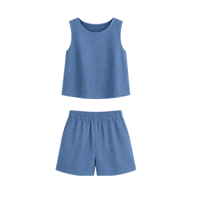 Conjunto Crop Top y Pantalón