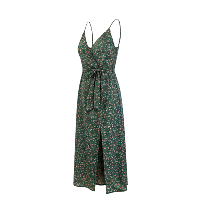Vestido Midi Estampado Floral